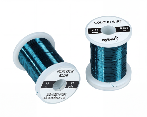 Colour Wire, 0.15 mm, Peacock Blue Colour Wire, 0.15 mm, Peacock Blue